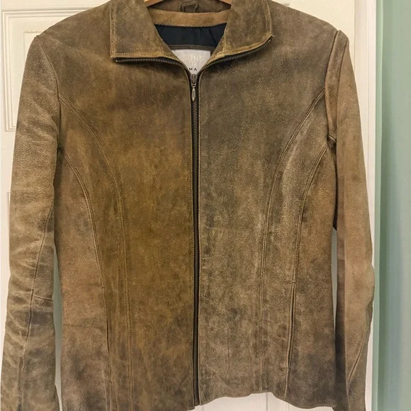 Vintage Wilson's Leather Maxima Distressed Leather Jacket, Size L, Gently worn